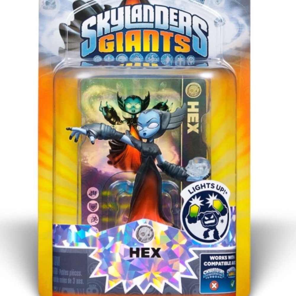 NEW SKYLANDERS GIANTS LightCore HEX Character Pack - RARE & HTF